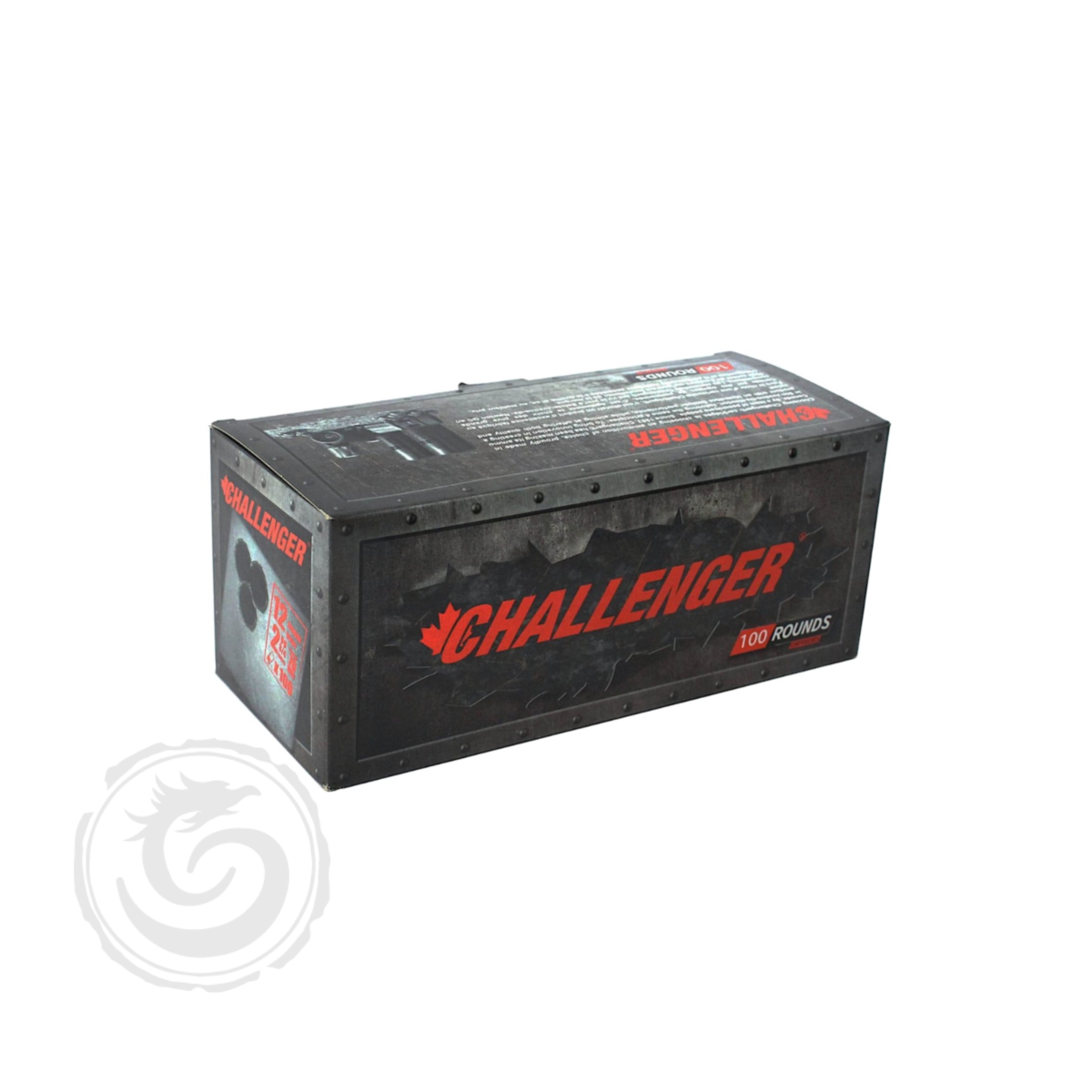 Challenger Buckshot 12 Ga, 2-3/4″, 00 Buck 9 Pellets Box of 100