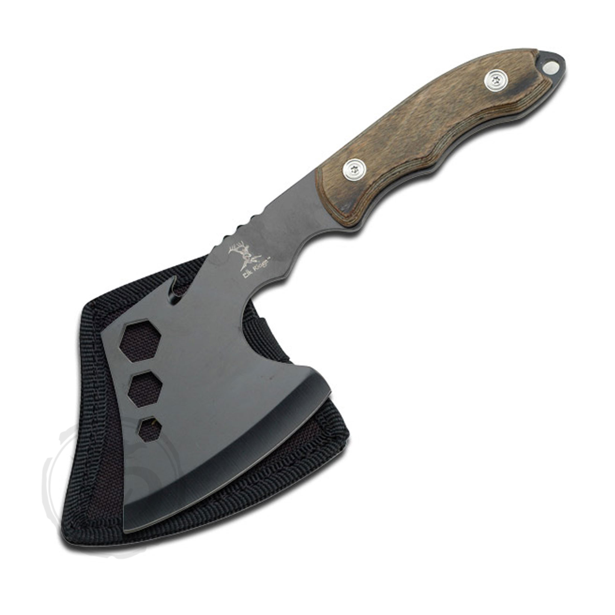 Elk Ridge 10.5″ Black Stainless Steel Blade Camping Hatchet