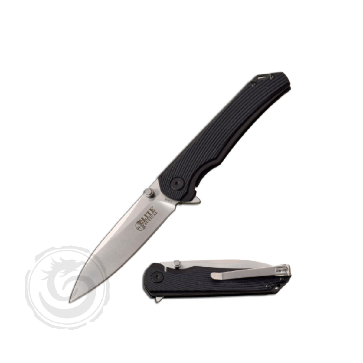 Elite Tactical 8″ Folder Pocket Knife with Satin Blade