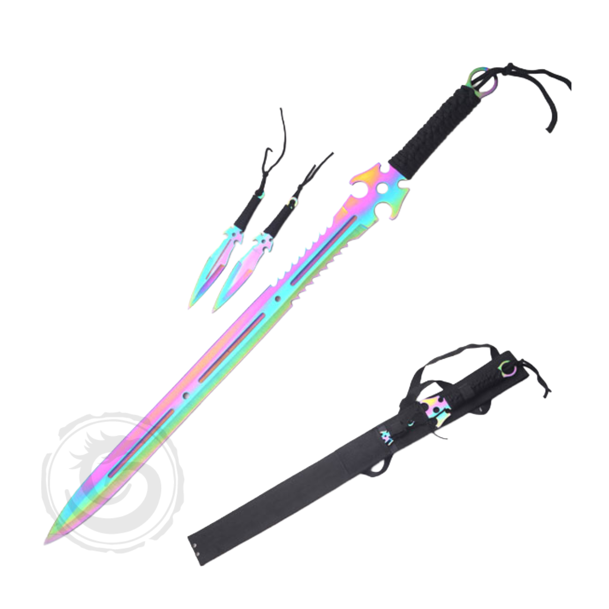 Snake Eye Ninja Fantasy Sword Set Rainbow