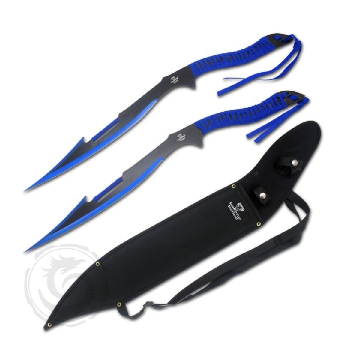 Snake Eye 25″ Dual Ninja Swords Blue