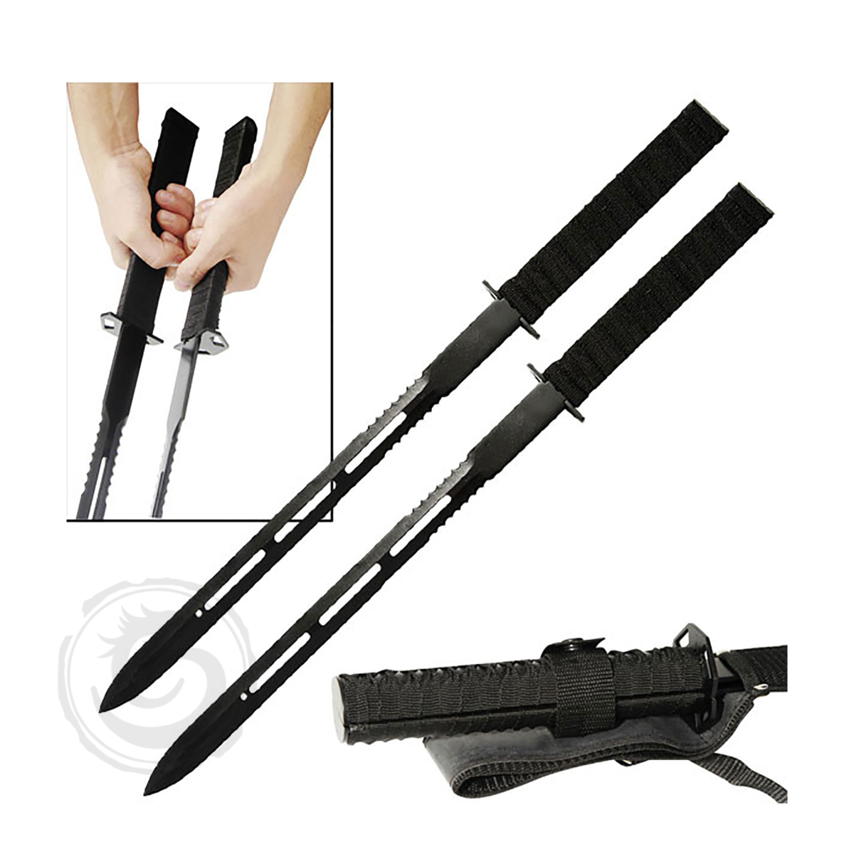 BladesUSA Magnetic Twin Ninja Fighting Sword Set