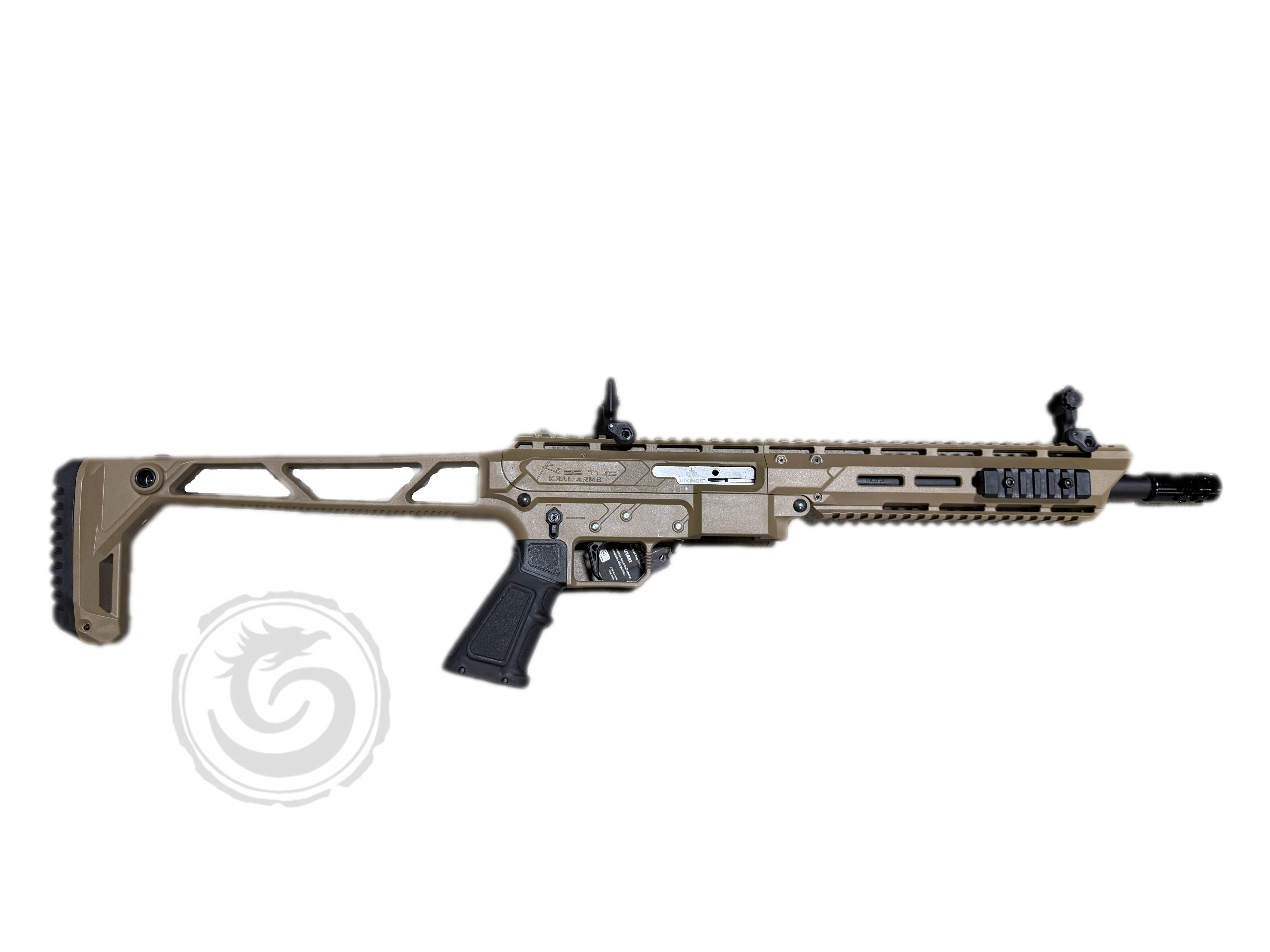 Kral Arms KR22 Tactical Semi-Auto Rifle 22 LR 11.8″ Barrel – FDE