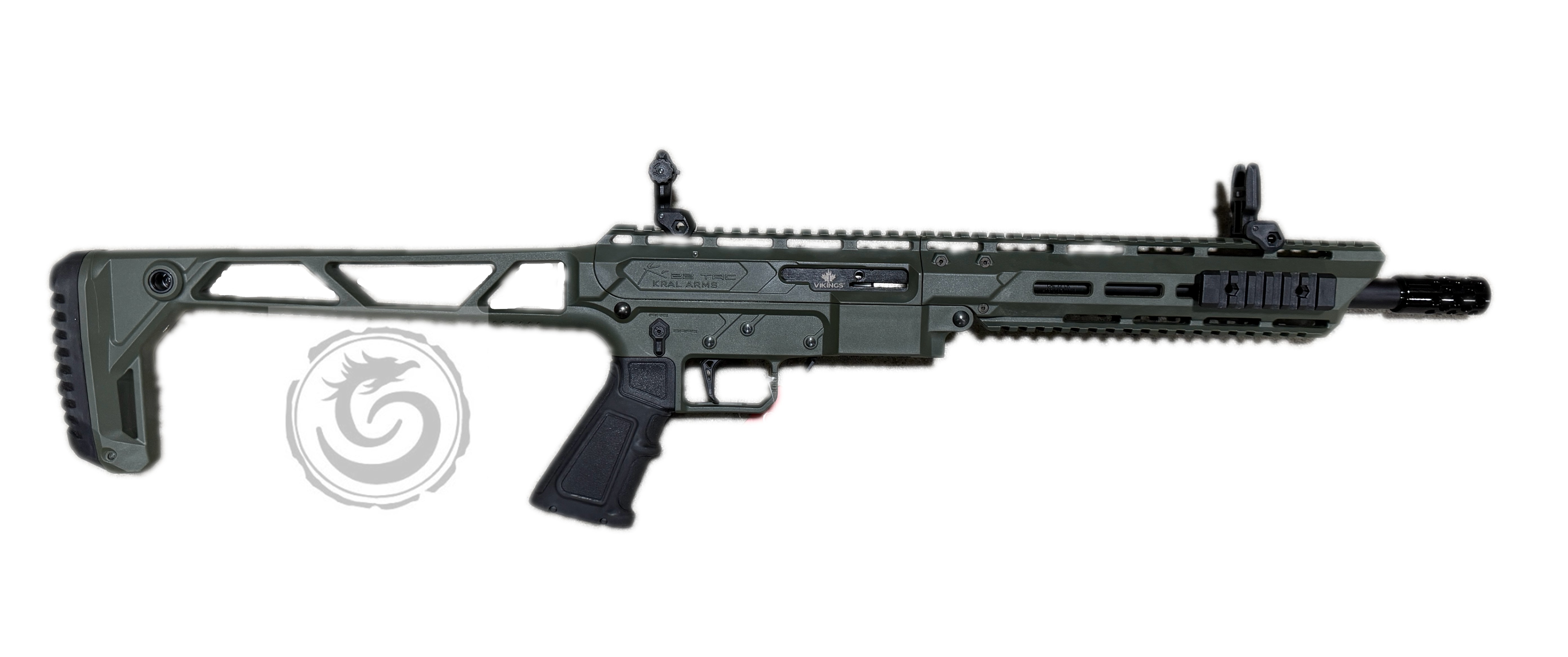 Kral Arms KR22 Compact Tactical Semi-Auto Rifle 22 LR 11.8″ Barrel – OD Green
