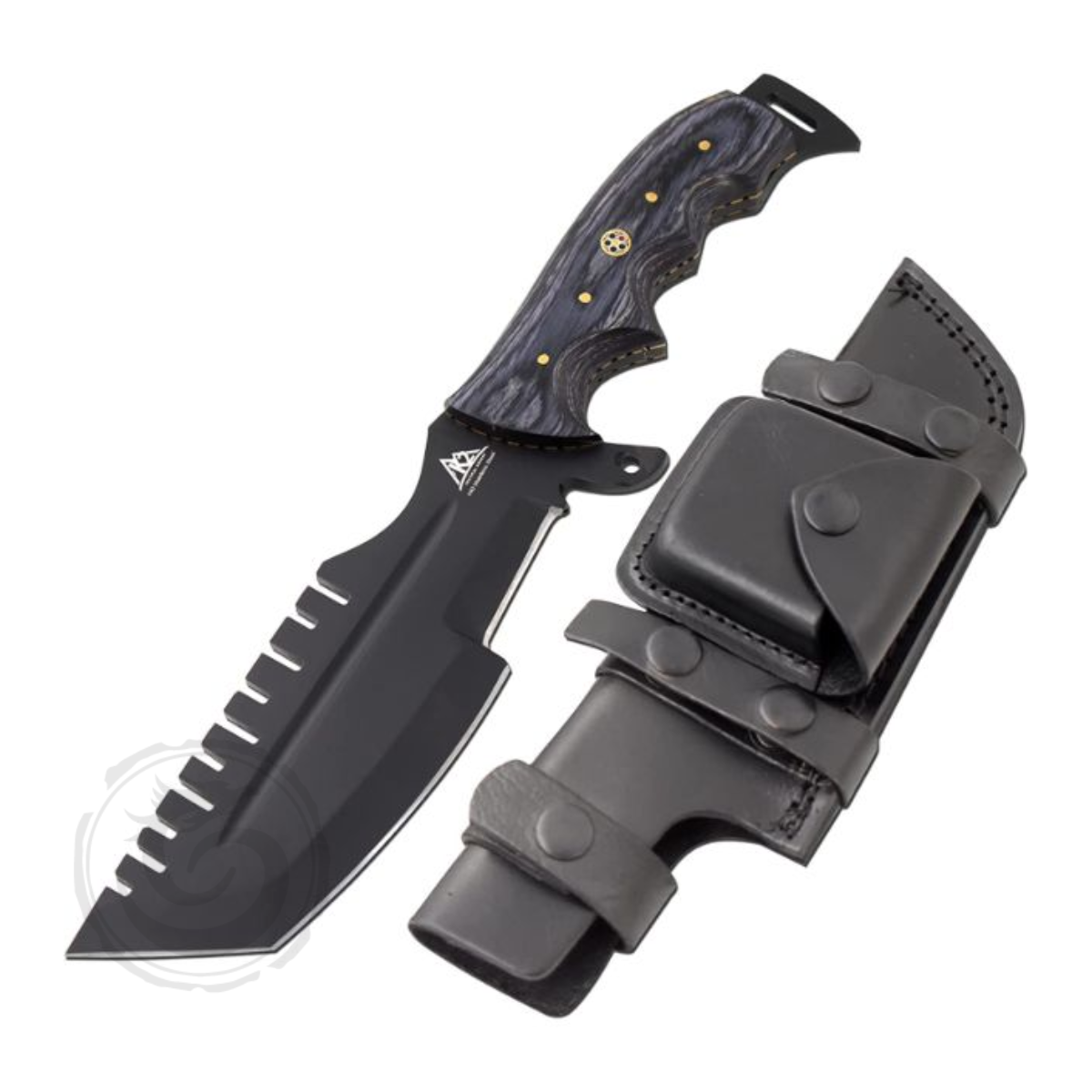 K2 Tactical 12″ Full Tang Tracker Sawback Blade