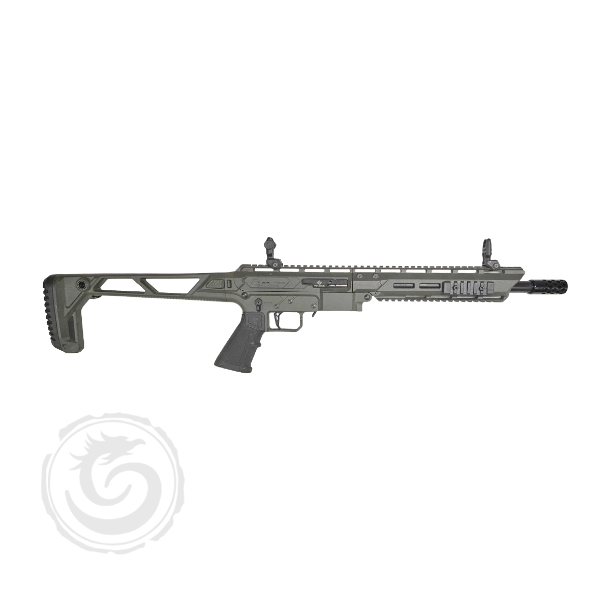 Kral Arms KR22 Tactical Semi-Auto Rifle 22 LR 11.8″ Barrel – Green
