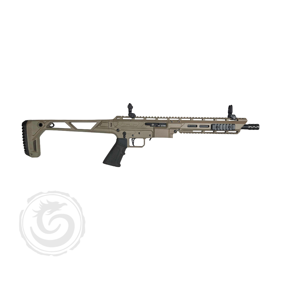 Kral Arms KR22 Tactical Semi-Auto Rifle 22 LR 11.8″ Barrel – FDE