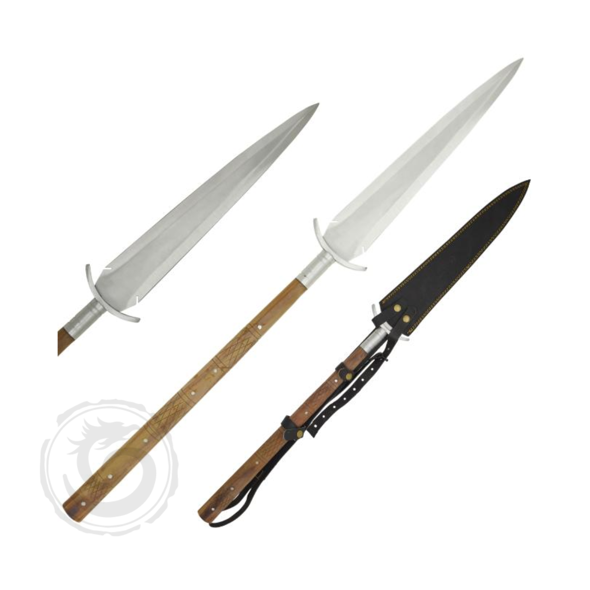 Medieval Warrior – Handmade Viking Spear With Sheath