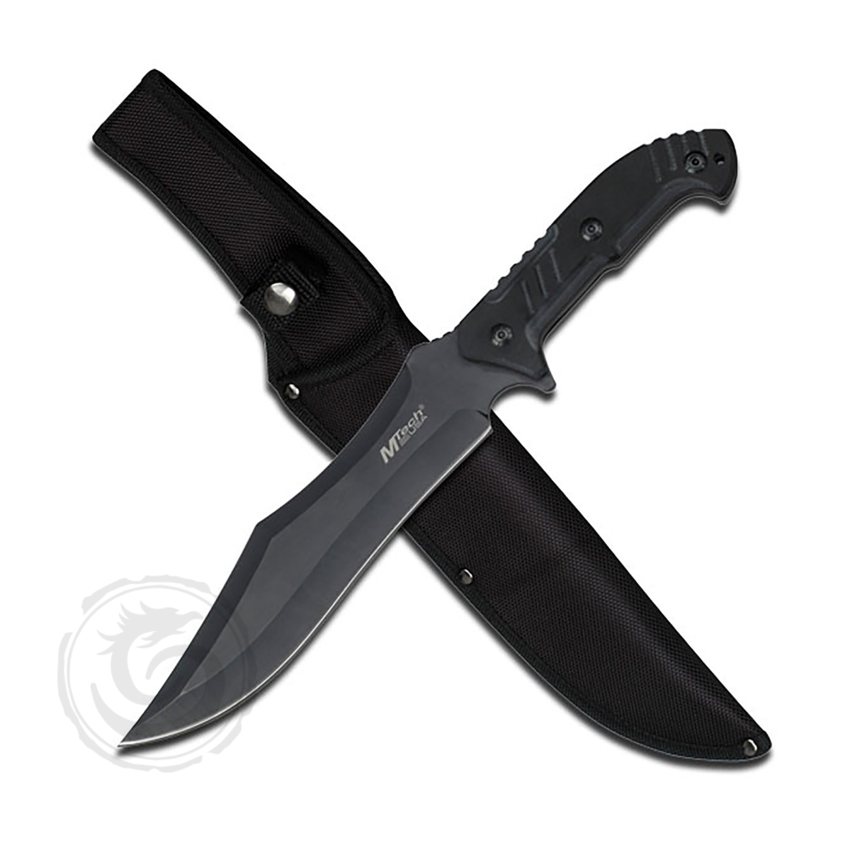 MTech Black Stainless Steel Fixed Blade Knife