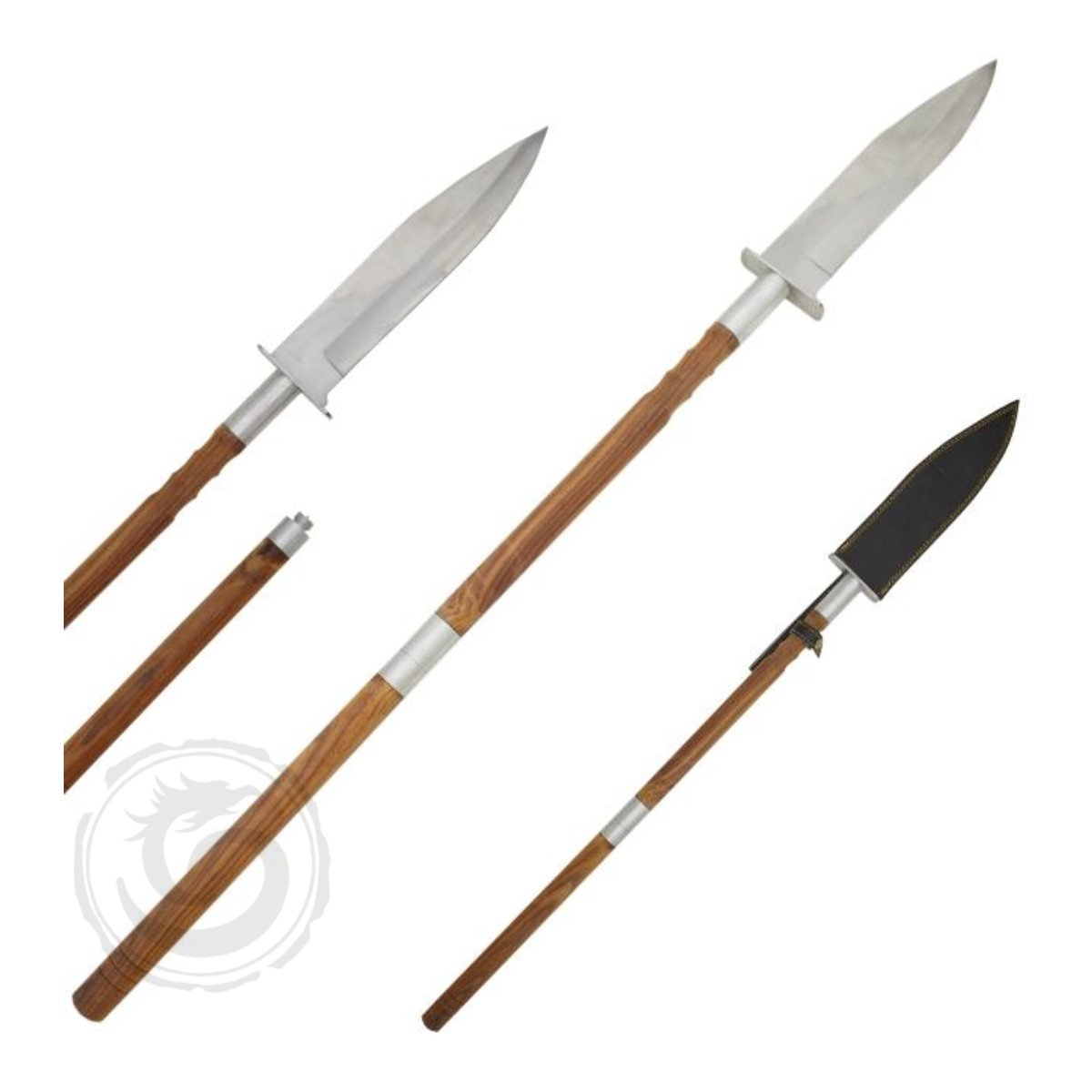 Medieval Warrior – Handmade Viking Spear With Sheath