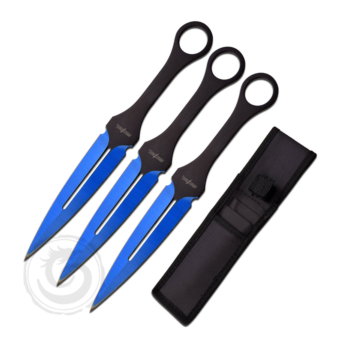 Perfect Point 9″ Blue Throwers Set of 3