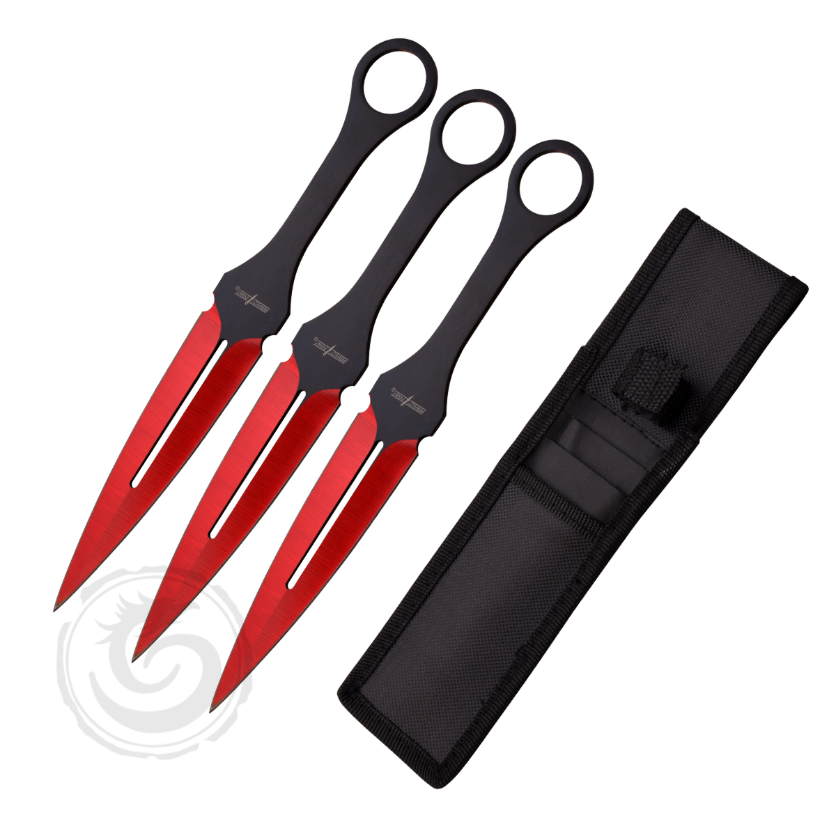 Perfect Point 9″ Red Throwers Set of 3