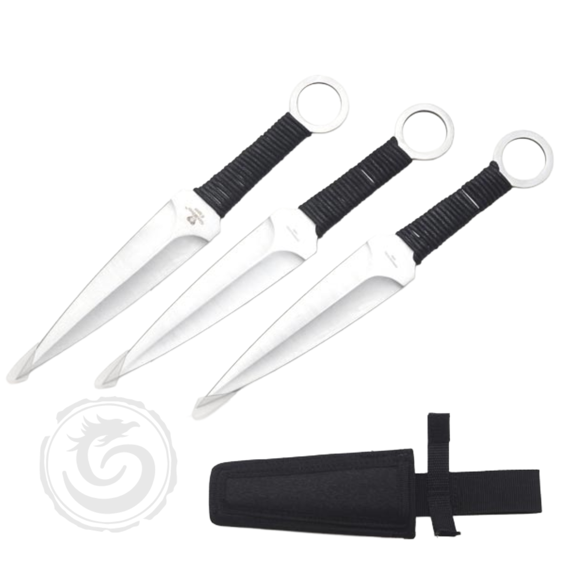 Snake Eye 3-Piece 12″ Kunai Uzumaki Throwing Knives