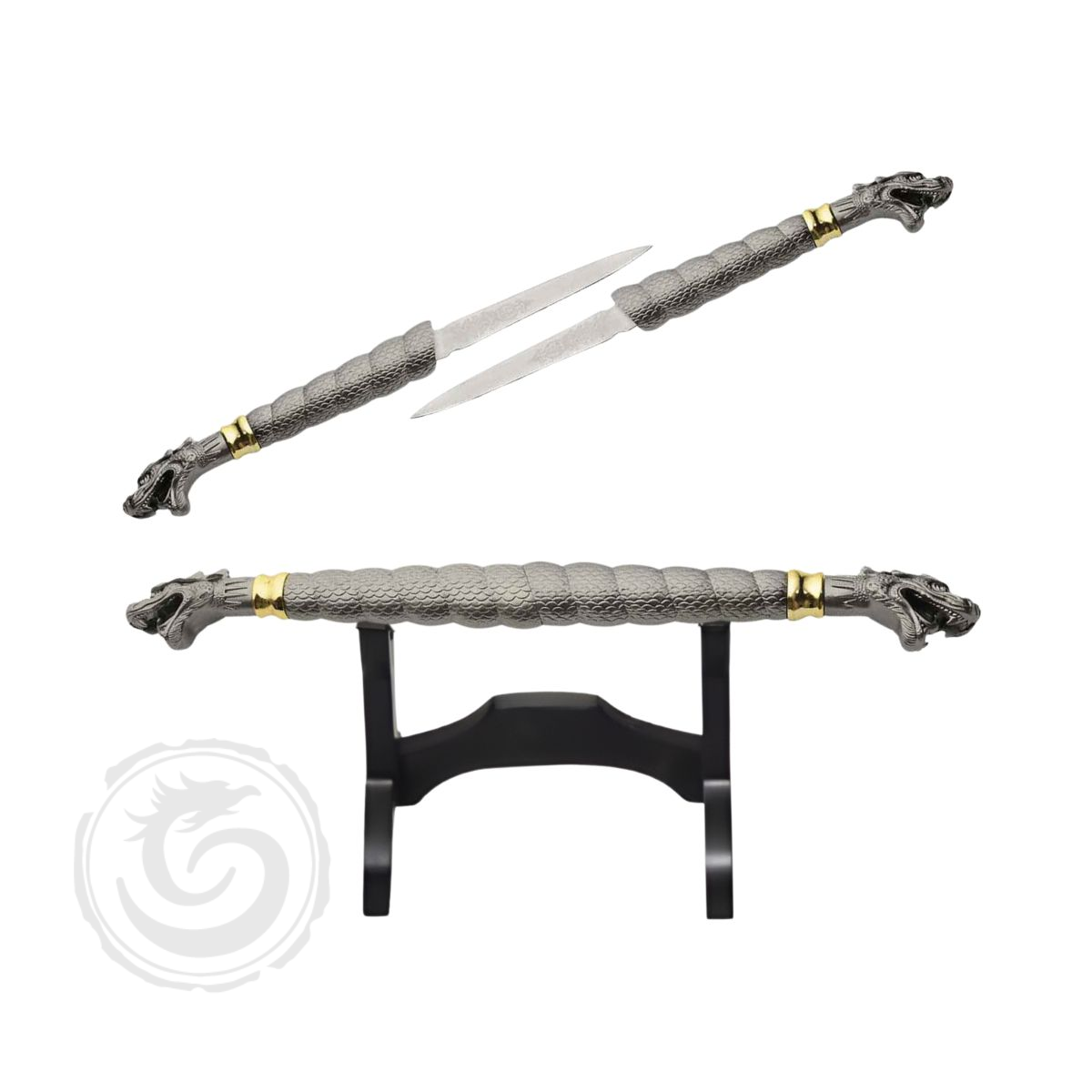BladesUSA Double Dragon Dagger Black