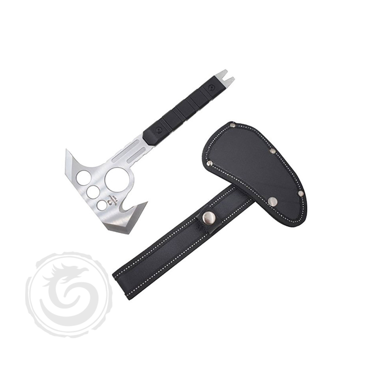 Snake Eye Throwing Hatchet Silver Black