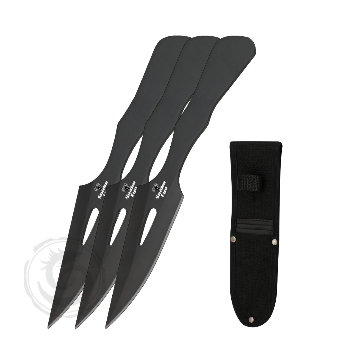 Snake Eye Spear Point Blade Throwing Knife Set of 3