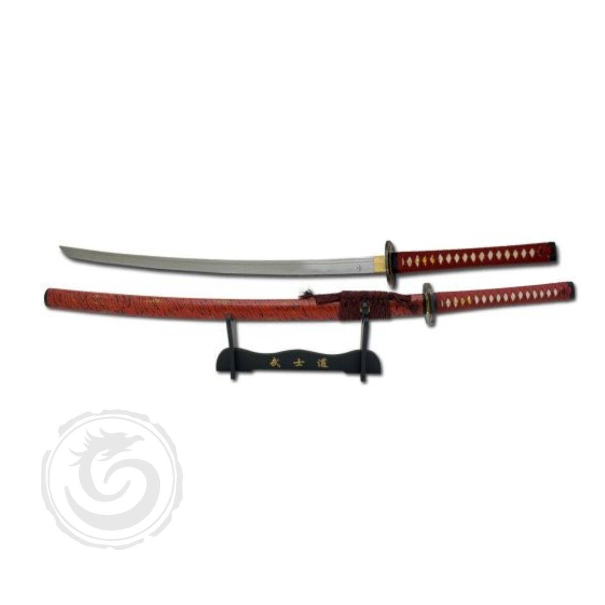 Snake Eye Japanese Samurai Katana Sword Calligraphy Tsuba