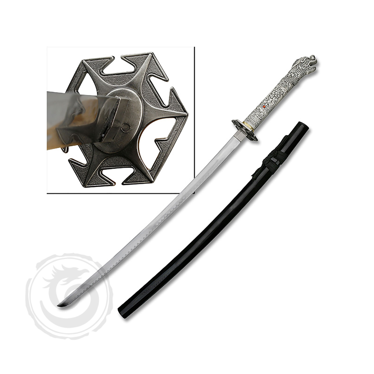 BladesUSA 3rd Generation Highlander Steel Katana Dragon Sword