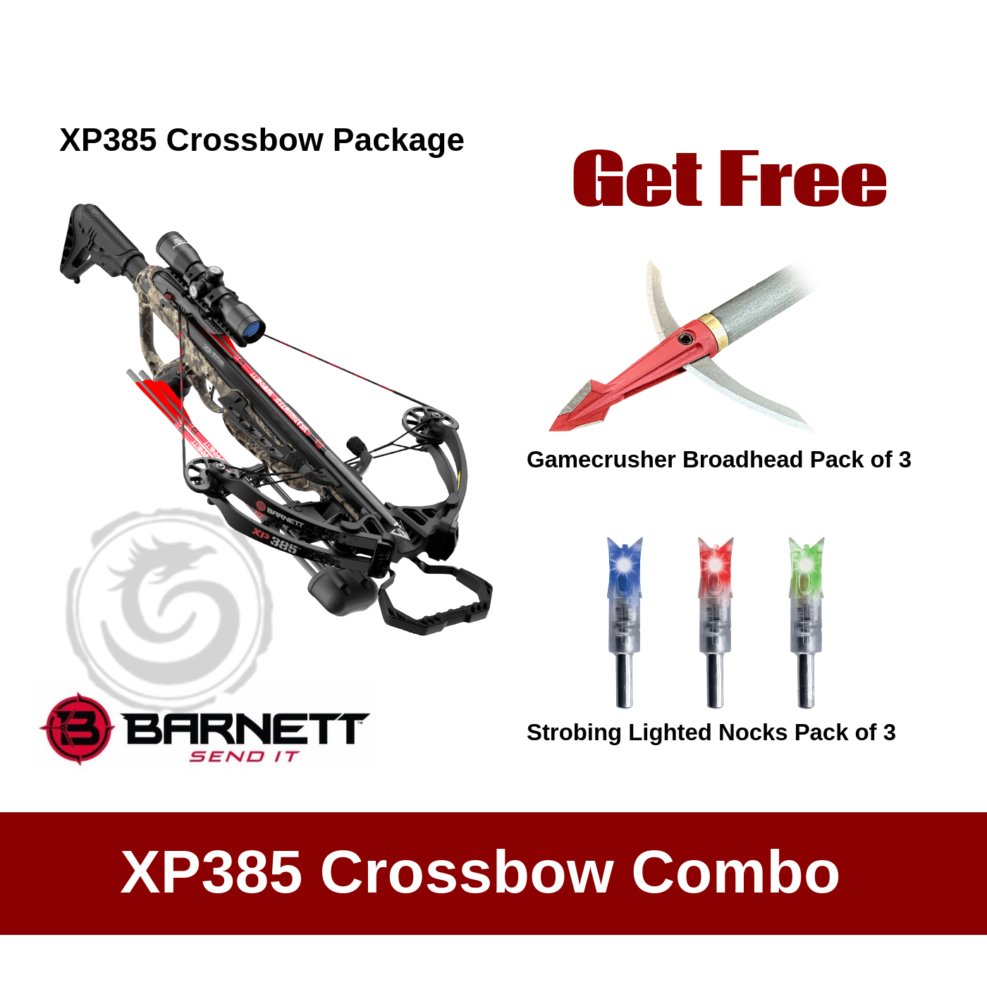 Barnett XP385 Crossbow Valued Combo