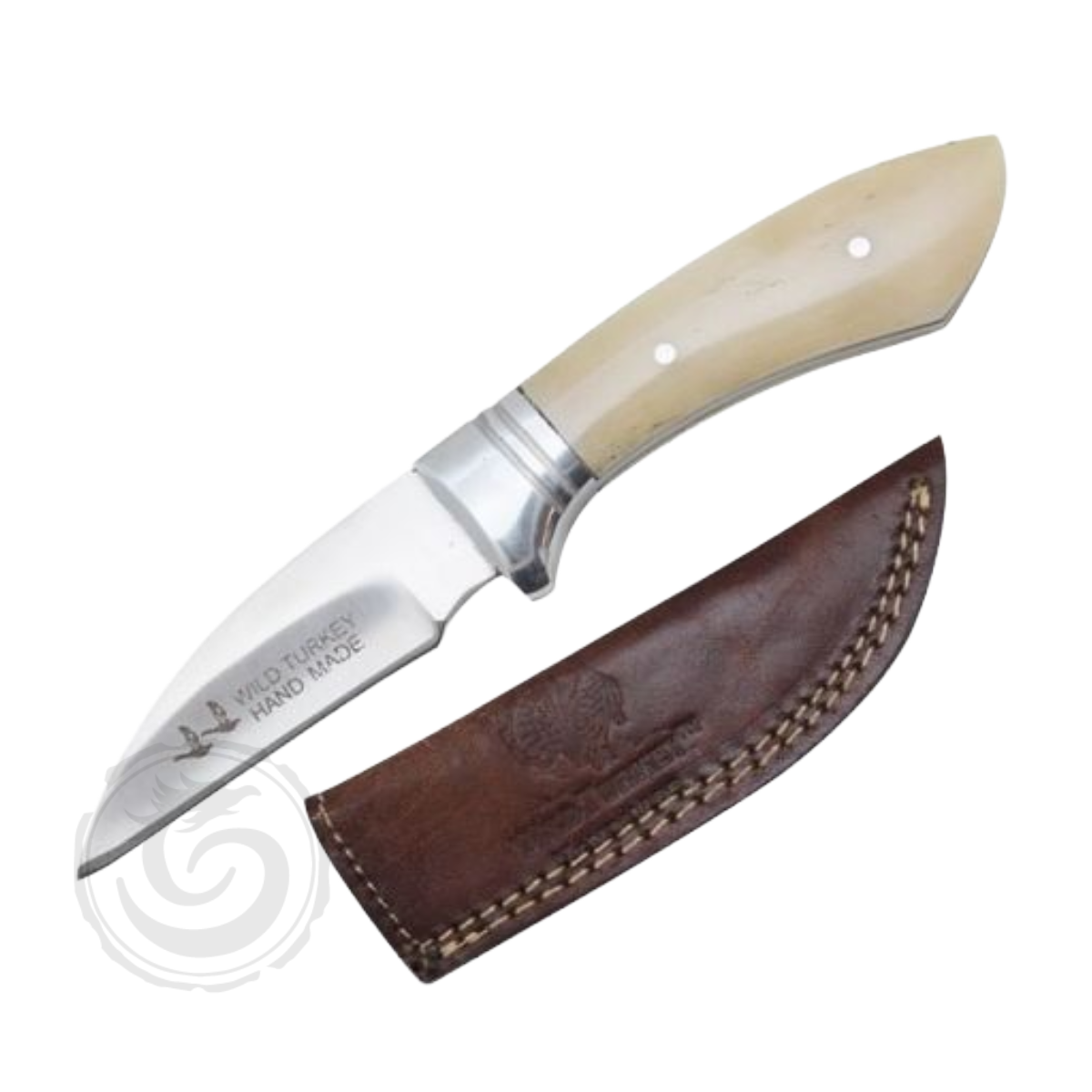 Wild Turkey Fixed Blade Curved Skinner Knife