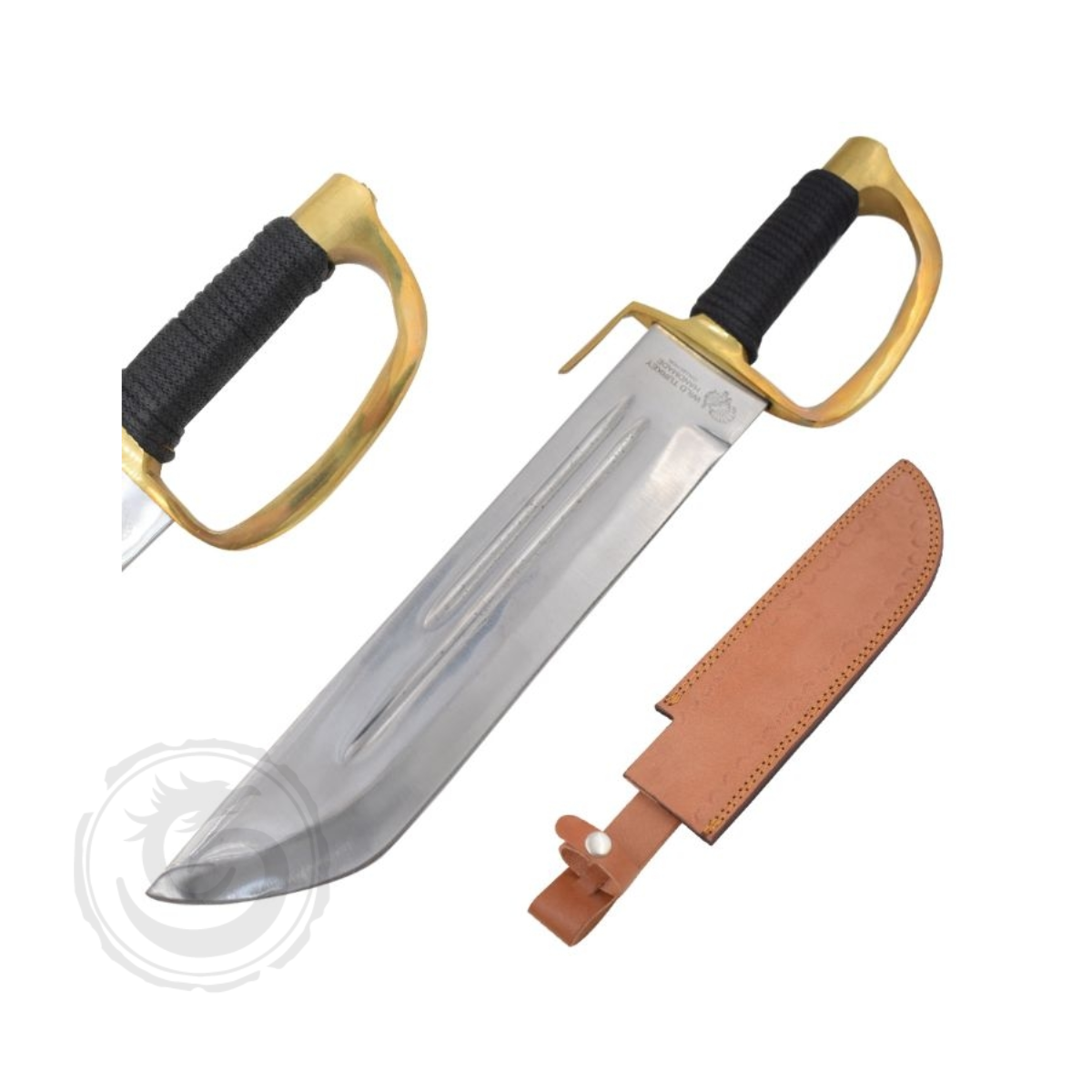 Wild Turkey Handmade D-Guard Bowie Knife
