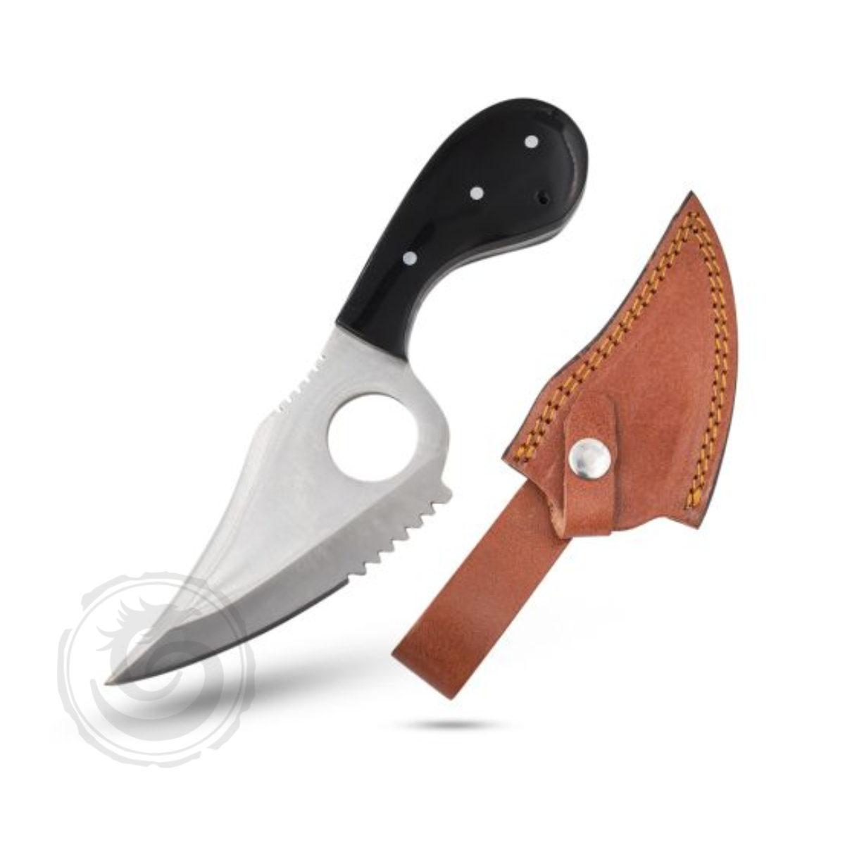 Wild Turkey Stainless Steel Upswept Blade Skinning Knife