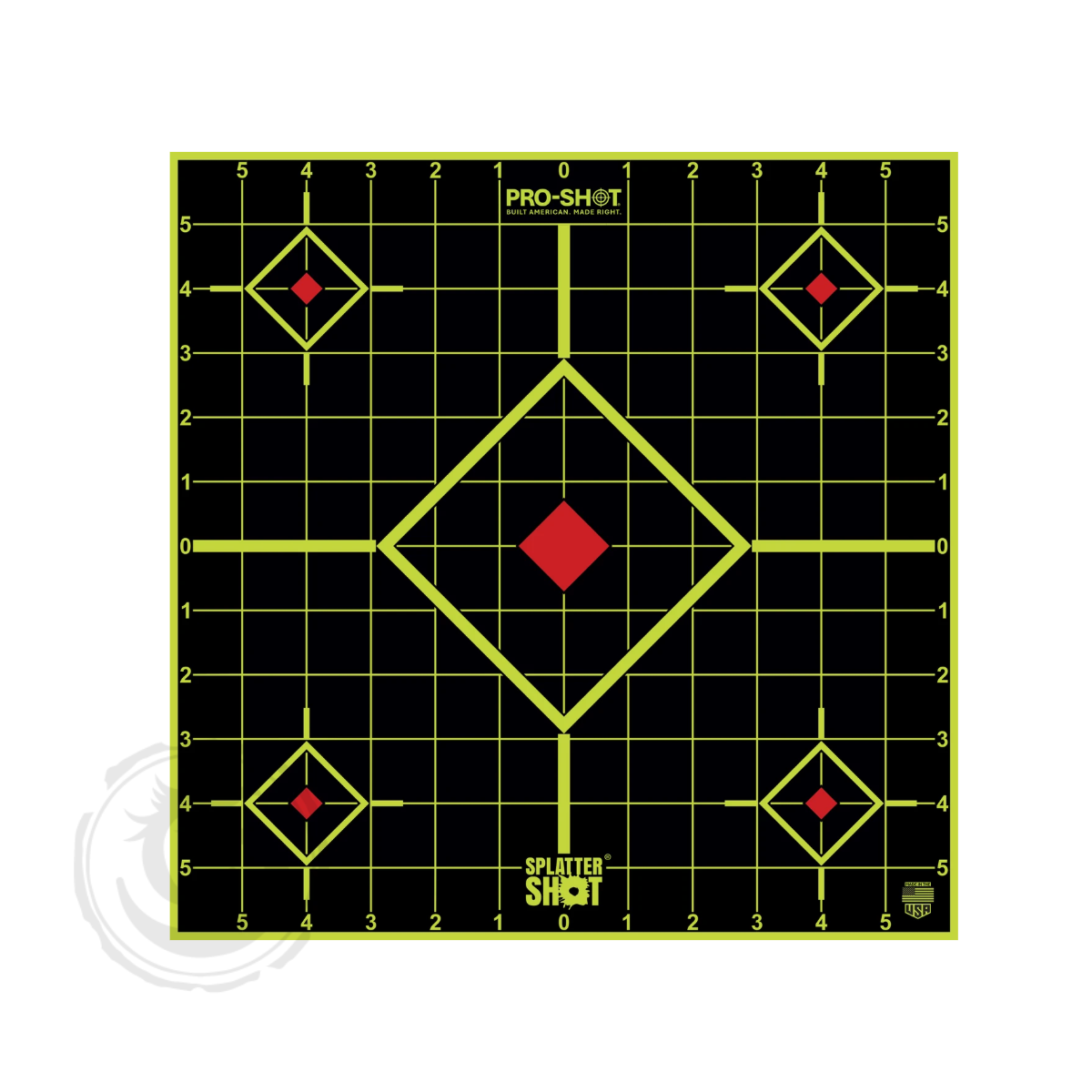 Pro-Shot 12″ Splatter Shot® Green Sight-In Target – 12 Pack