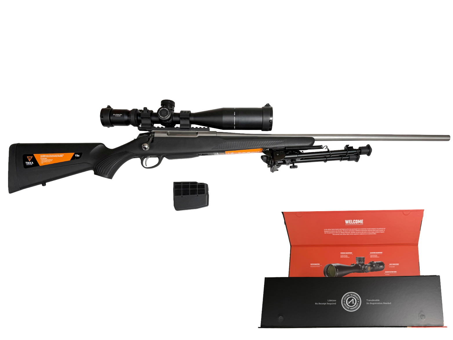 Consignment – Tikka T3x Lite SS .300 Win Mag 24.3″ Bolt Action Rifle, VERY GOOD