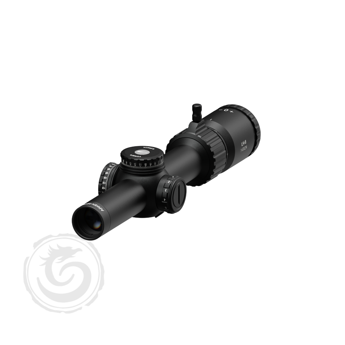 Arken Optics LH-6 1-6×24 SFP LPVO Bundle w/Illuminated KLBOX – 30mm Tube