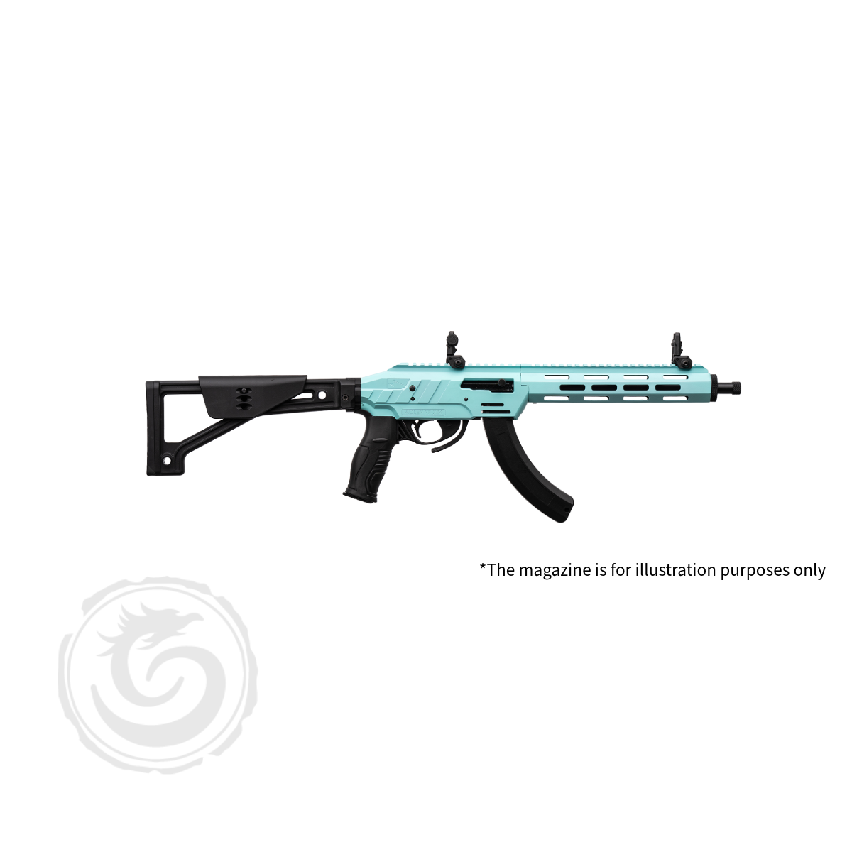 Adler RF224 Gen2 Tactical 22 LR 11.7″ Semi-Auto Rifle Blue
