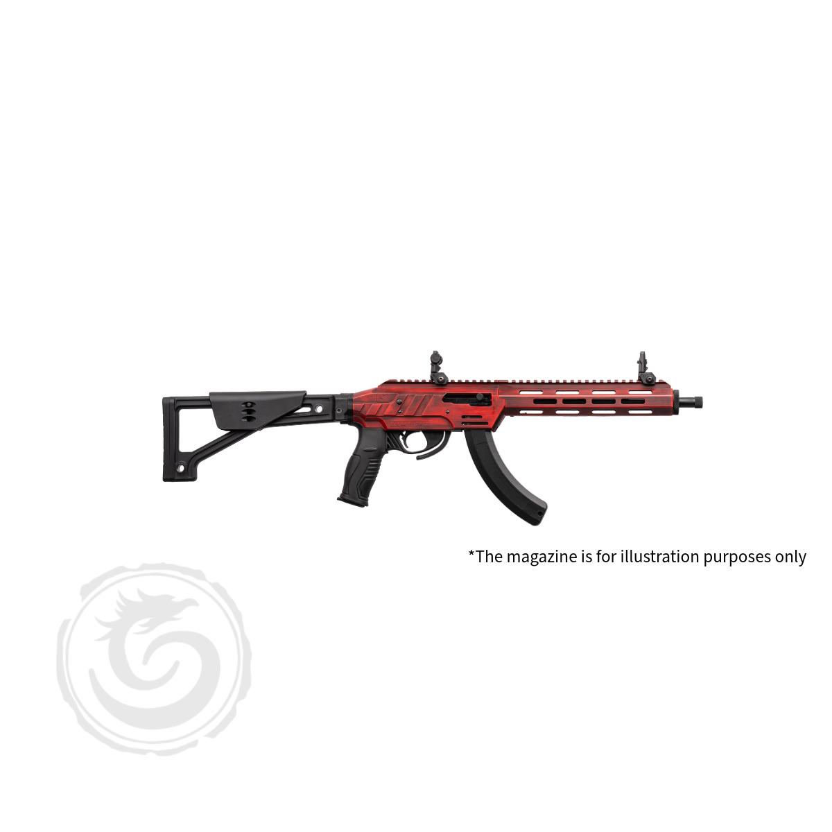 Adler RF224 Gen2 Tactical 22 LR 11.7″ Semi-Auto Rifle Red