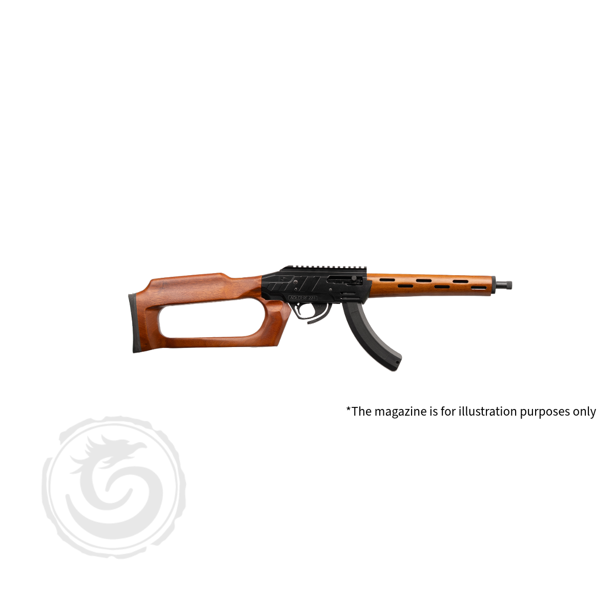 Adler RF224 Tactical 22 LR 11.7″ Semi-Auto Rifle Thumbhole Stock